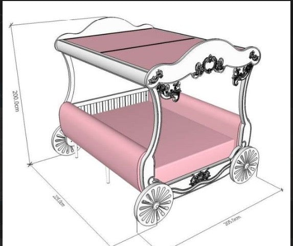 Bridgerton Luxury Carriage Bed