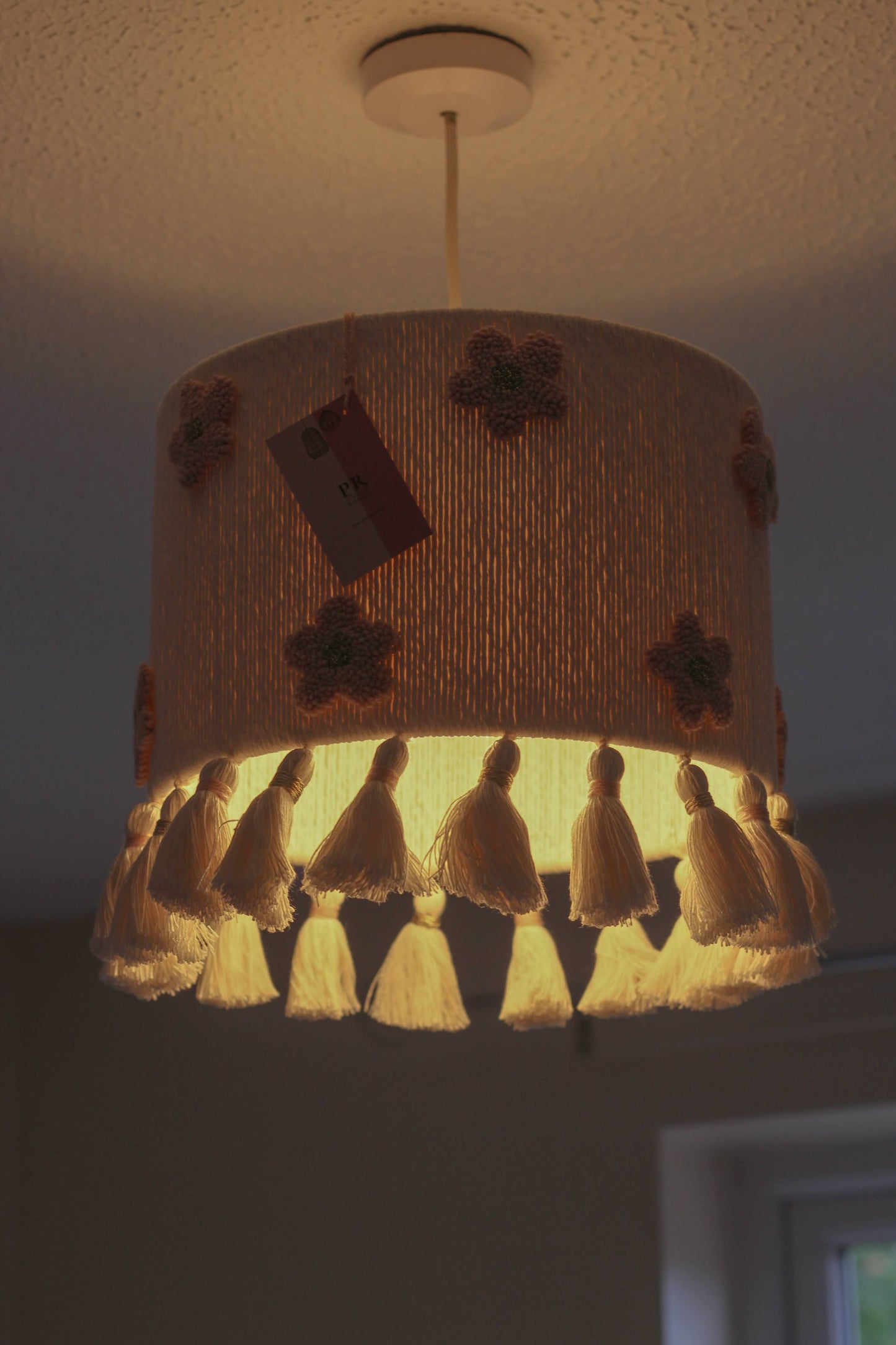 MISS BLOOM decorated with pink-gold flowers