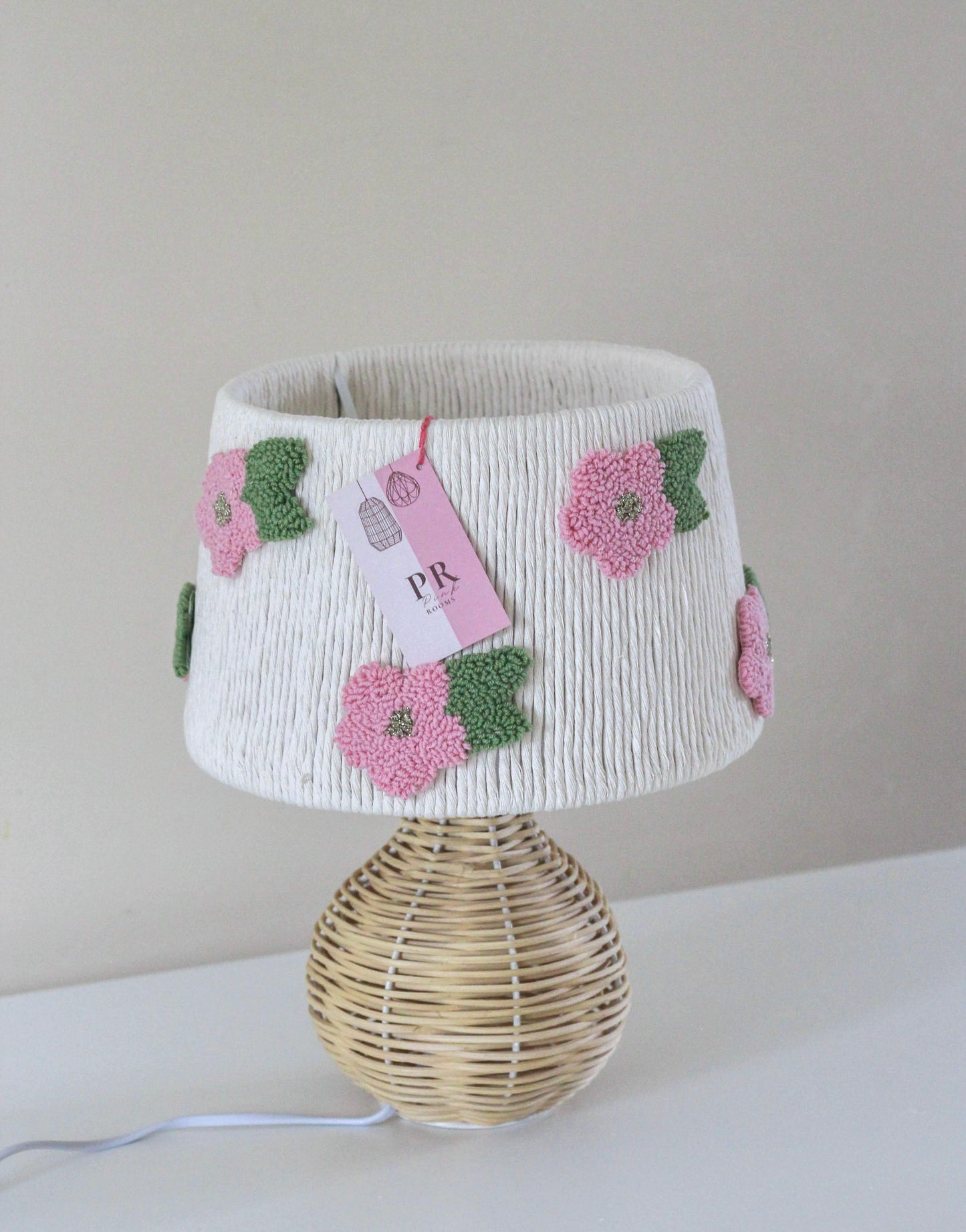 PINK FLOWER LAMP