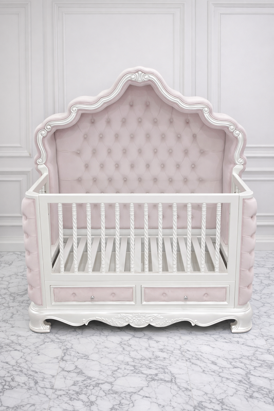 Daphne Baby Crib Cot- in French White