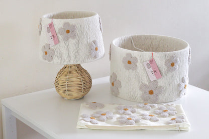 MISS BLOOM SET- Table Lampshade, Pendant Lampshade + Cushion Cover