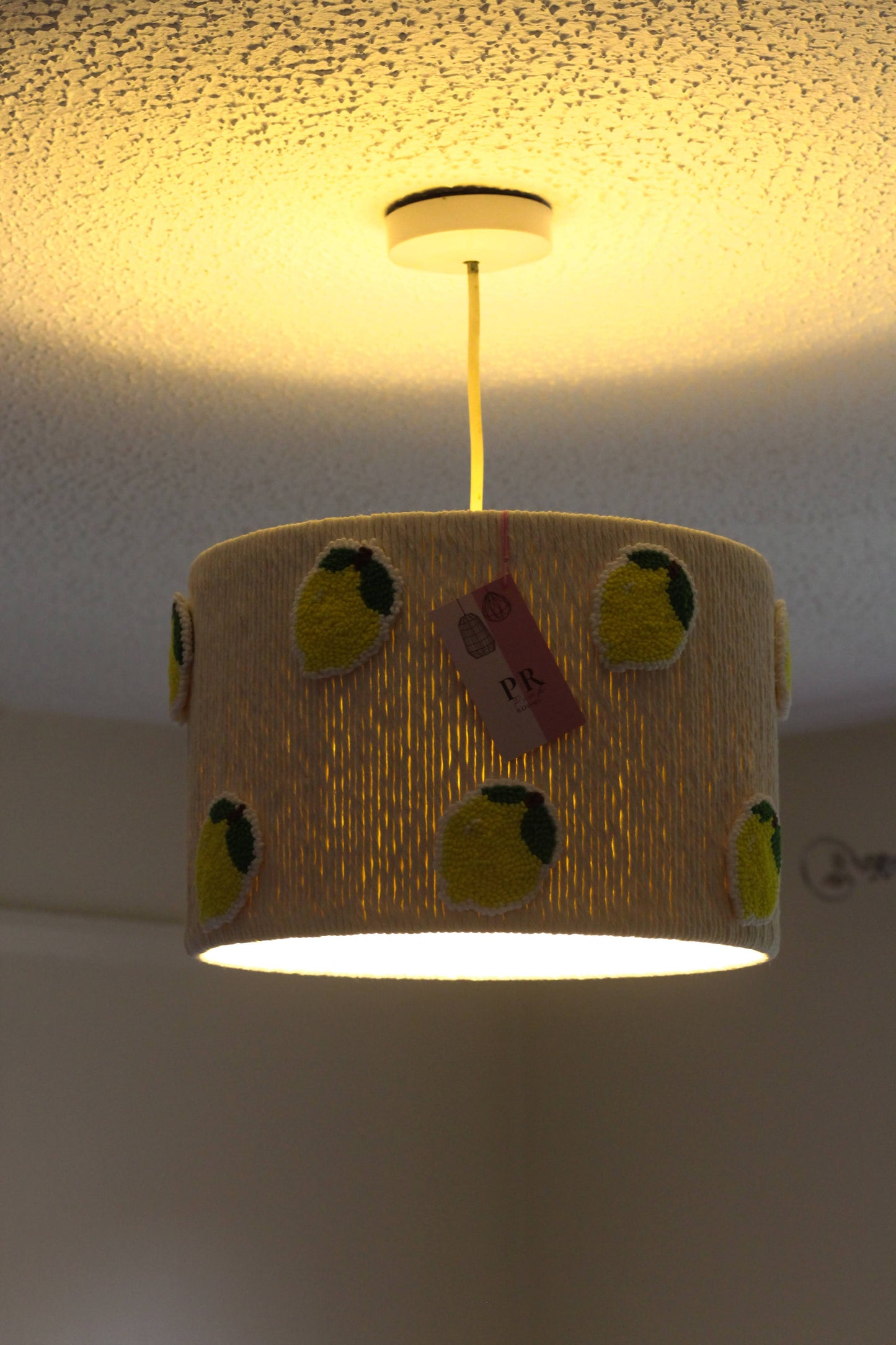 AMALFI COAST LAMPSHADE decorated with lemons