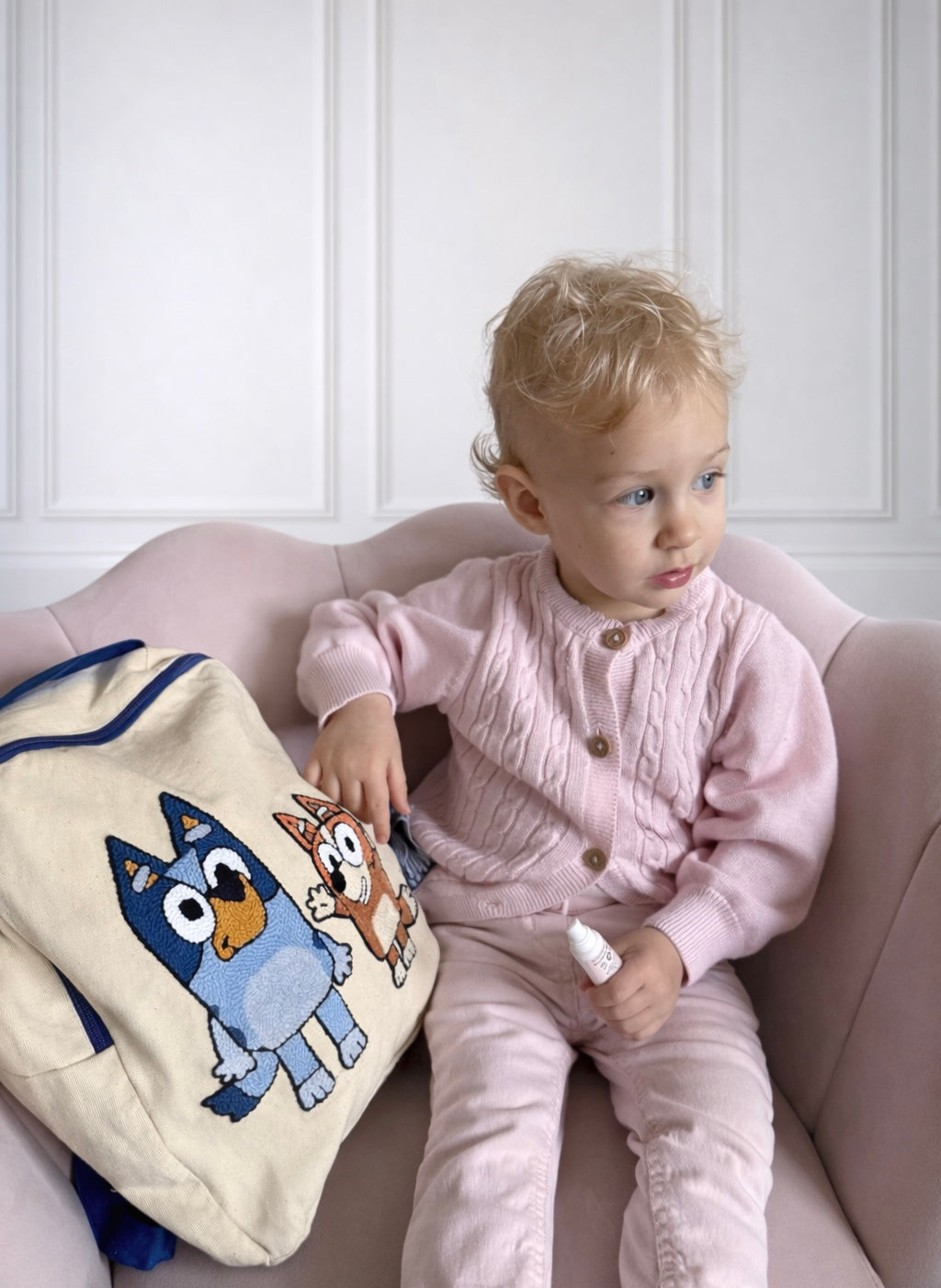 Bluey Themed Lampshade and Back Pack