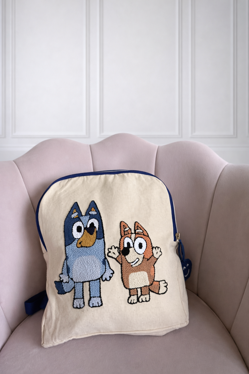 Bluey Themed Lampshade and Back Pack
