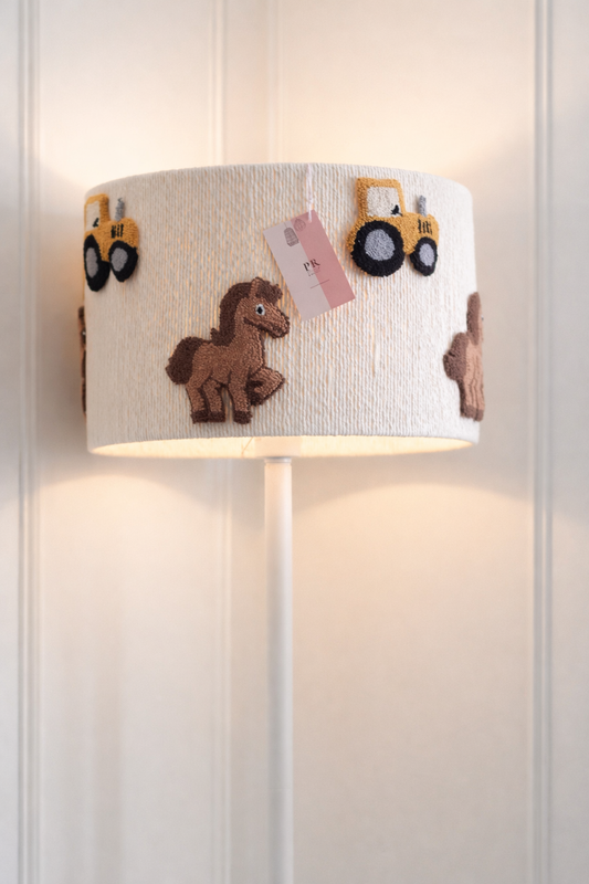 Horse & Tractor Lampshade