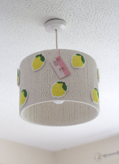 AMALFI COAST LAMPSHADE decorated with lemons
