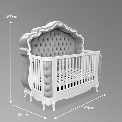 Daphne Baby Crib Cot- in French White