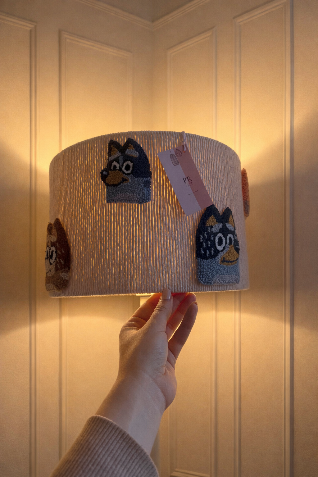Bluey Themed Lampshade and Back Pack