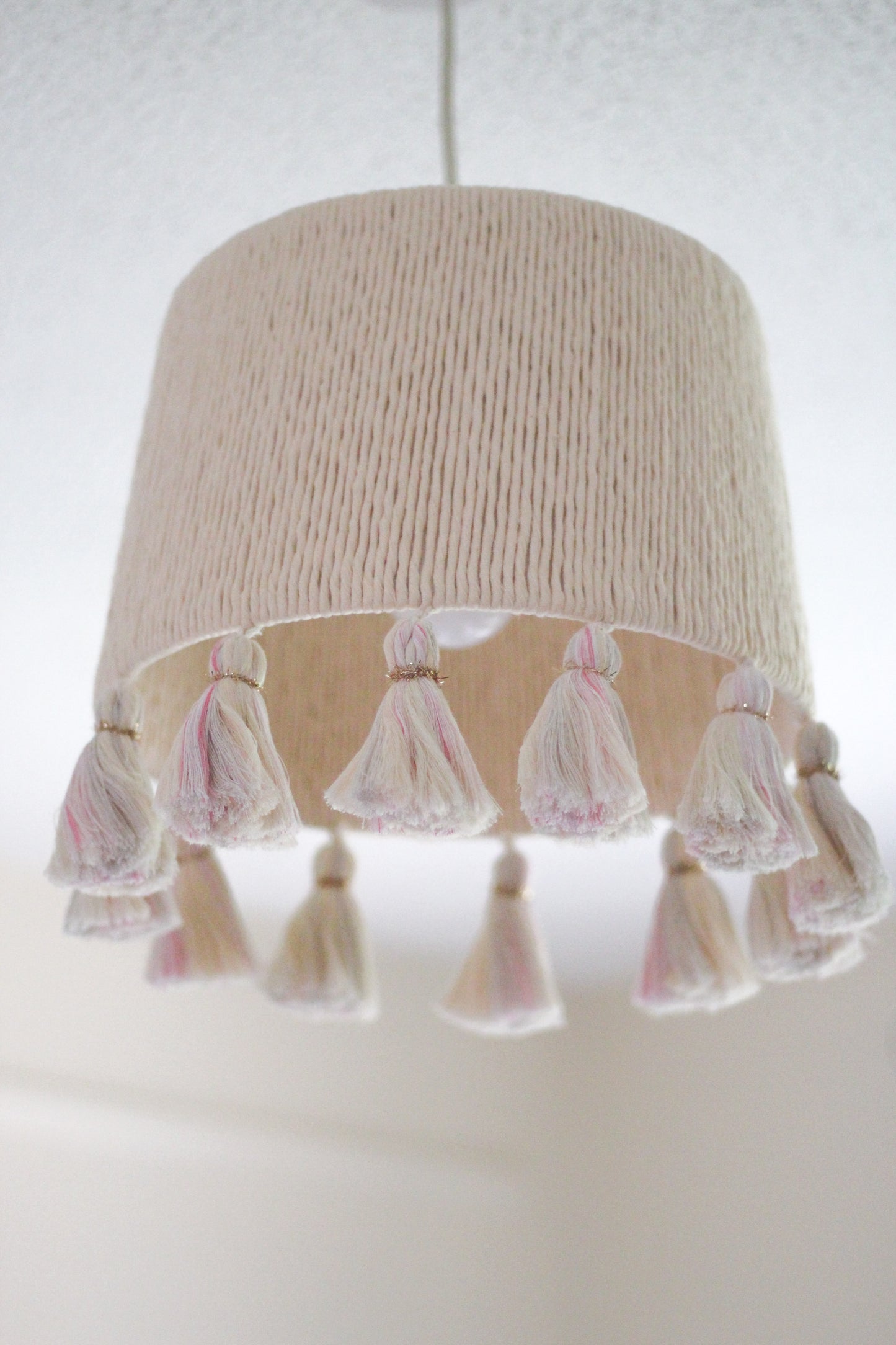 DOVE MACRAME LAMPSHADE, Perfect for a girl's room
